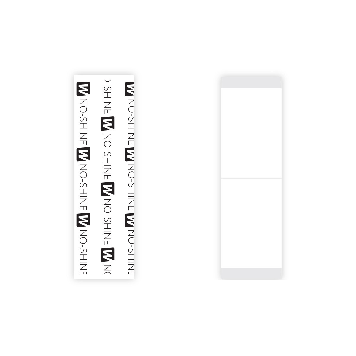 NO-SHINE -1"x3" CONTOUR, 36PC/BAG NO-SHINE -1"x3" CONTOUR, 36PC/BAG